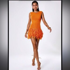 Musera Knit Mini Dress Open Back Vacation